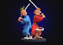 sculpt stylized 3d character model for 3d printing